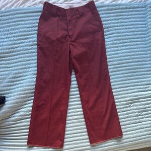 Dickies Men's Maroon Dress Pants